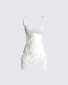 Rosie White Corset Dress