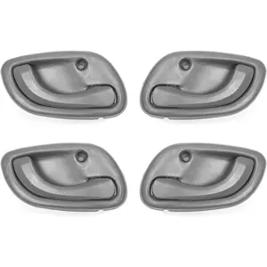 4Pcs Interior Door Handles for Chevy Tracker 1999 2000 2001 2002 2003 2004, Suzuki Vitara 99-05 Suzuki Grand Vitara 95-02 Esteem,Gray