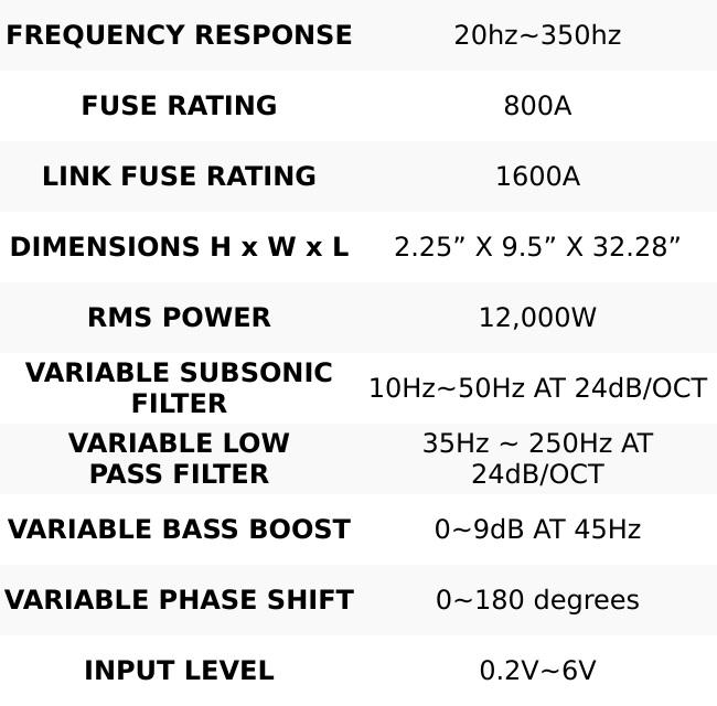 VFL Audio COMP 12K  Class D High Performance Digital Monoblock Amplifier