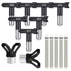 Car Paint Spray Tips Kit, Paint Sprayer Accessories, Universal Fit for Airless Paint Spray Tools and Sprayer, Includes Nozzle Seat Replacement, Filter, and Durable Construction for Smooth Painting Experience