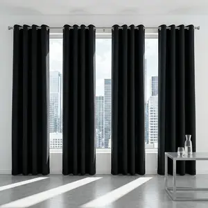 Blackout Curtains【Buy 1, Get 4】4 Panels  ( Light Blocking, Grommet Top, 52"W) – Thermal Insulated & Soundproof Drapes for Living Room, Bedroom & Home Office