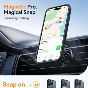 Luxury Magnetic Wireless Charging Phone Case for iPhone 17 16 15 14 13 12 11 Pro Max plus Matte Translucent Hard Pc Armor Shockproof Camera Lens Case