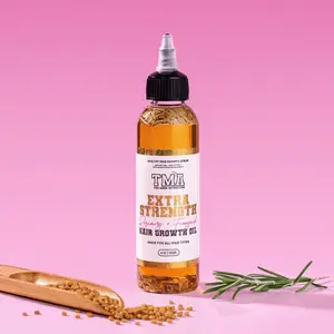 Extra Strength Rosemary & Fenugreek Hair Growth Oil 4oz  Herb Infused Growth Oil  Made For All Hair Types