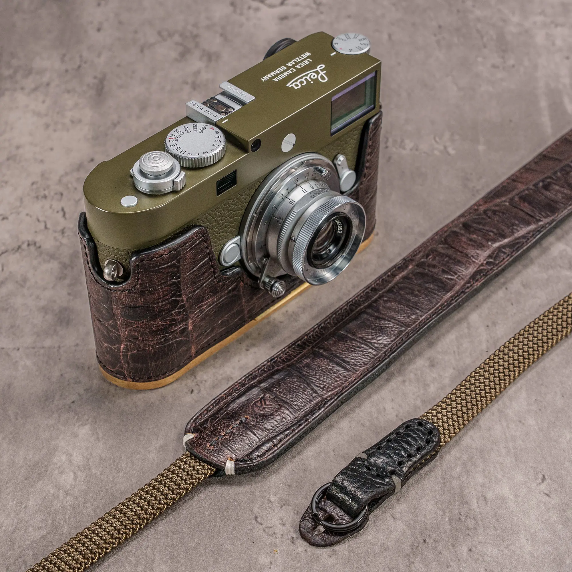 FlexCase & Classic Flat Padded Rope Camera Strap Set - Everglades Save $70 on SET