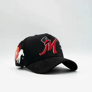 ThirtyOne Hats El Mago Red Edition Premium Embroidered Snapback Cap Unisex Adjustable Magic Series Streetwear Hat with Red & White Embroidery