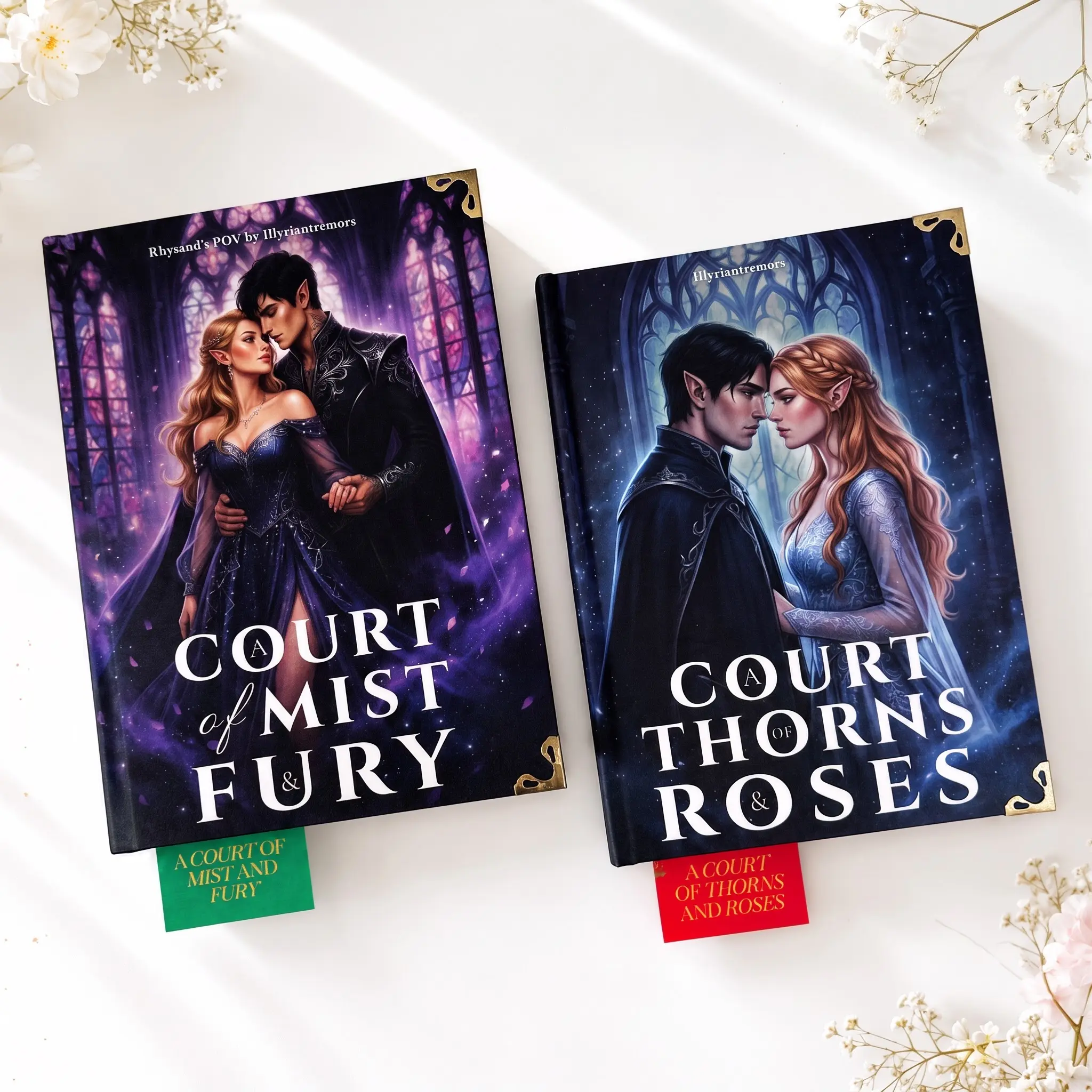 ACOMAF & ACOTAR Rhysand’s POV 2-Volume Set – Perfect Gift for Fantasy Romance Fans | Romantic Fantasy Hardcover | Special Edition Books | Bookshelf Collection