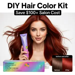 Vibrant Permanent Hair Dye, Instant Bright Color, Salon Effect at Home, Rich Deep Shade, Smooth Glossy Finish, Long-Lasting, Haircare