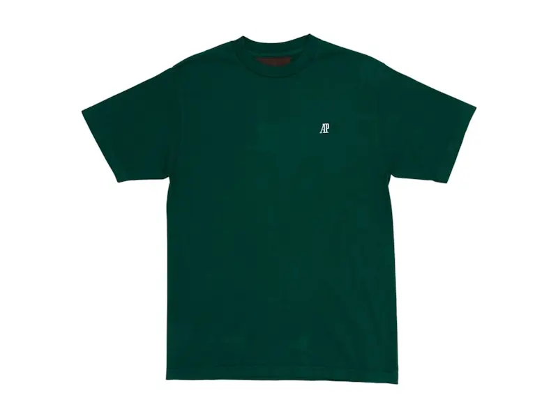Travis Scott Men's CJ x Audemars Piguet Watch Face Tee Green, from StockX Travis Scott Men's CJ x Audemars Piguet Watch Face Tee Green, from StockX