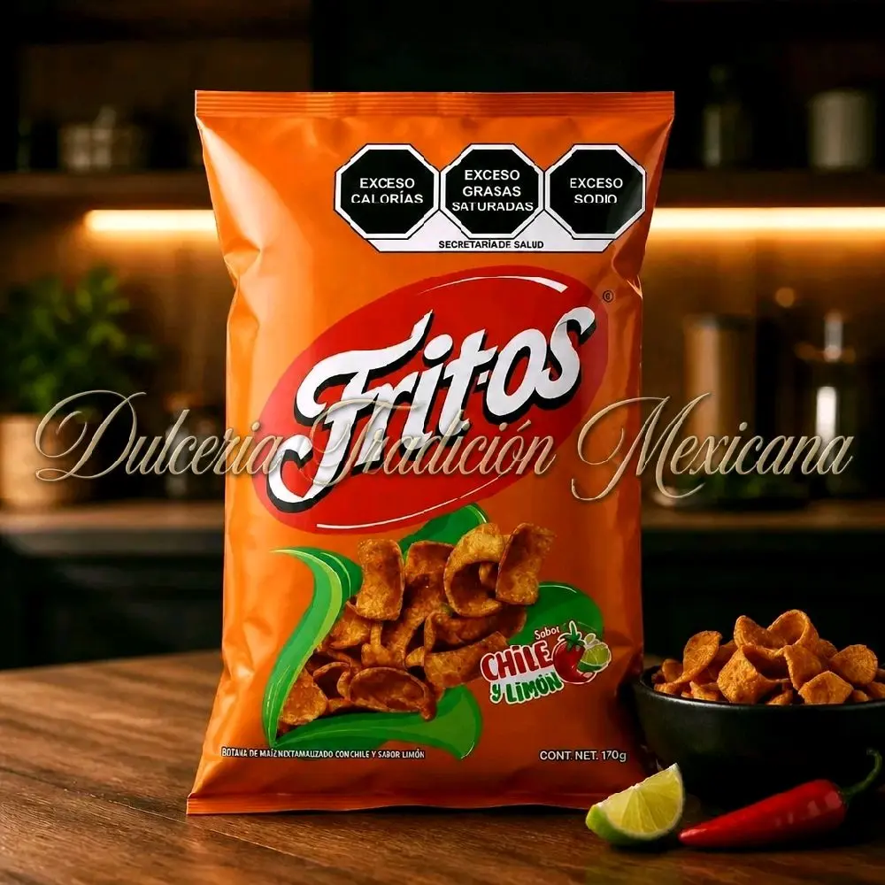 Fritos Mexican Chips - Fritos Chile Y Limon Favorite Snack Flavor 170g