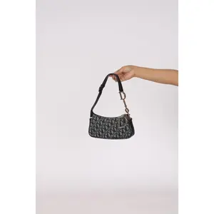 Pre-owned Dior N/A Handbag/Wallet Navy Diorissimo Charm Pochette 2004