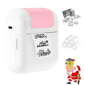 Label Machine Bluetooth Wireless Label Maker Sticker Printer Portable Multi Template Thermal Printer for DIY Labels Kids School Use Clothing Organization Memo Printing Instant Note Printing Diaries DIY Gifts Bluetooth Wireless Smart Printer