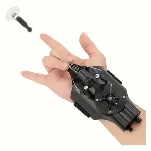 Spider Web Launcher - Web Shooter Toy with 3 Color Options (Red/Blue/White) & 10 Foam Bullets - Durable Plastic Gadget for Role-Play, Outdoor Play, Gamer Gifts, Spider Toy, Gamer Gift Item, Action Theme, Detailed Design