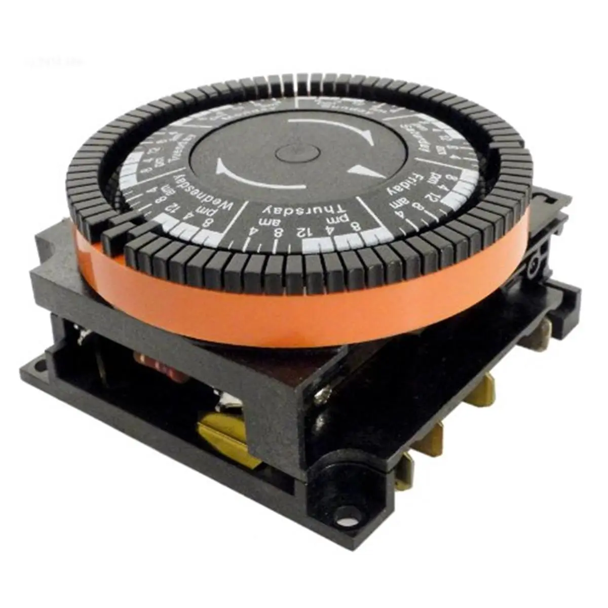 212 MAIN Borg General Controls 7-Day Diehl SPDT Switch Time Clock - Camping GPS Navigation Accessory, 7-Day Cycle, Orange Ring, 0.2 Lbs