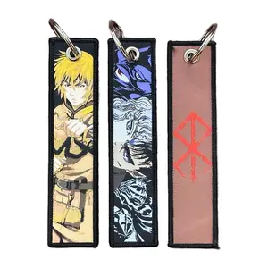 Embroidered Anime Keychains (Seinen) - Car Motorcycle Keychain Key Ring Key Chain Collectible