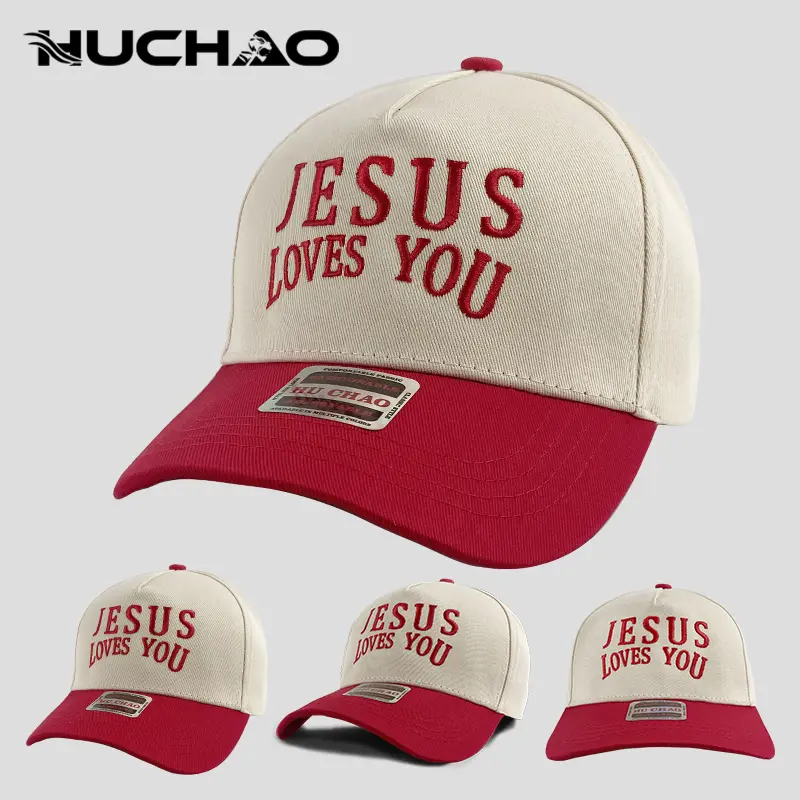 Unisex Jesus Loves You Embroidered Cotton Trucker Hat, adjustable outdoor sun protection hat, Fall Baseball Cap, Perfect for Casual Outfits & Daily Wear,Ideal Gift for Faithful Friends&Family, Multiple Colors,Retro Jesus Freedom Hat for Men Women
