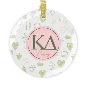 Kappa Delta Personalized Gem Ornament