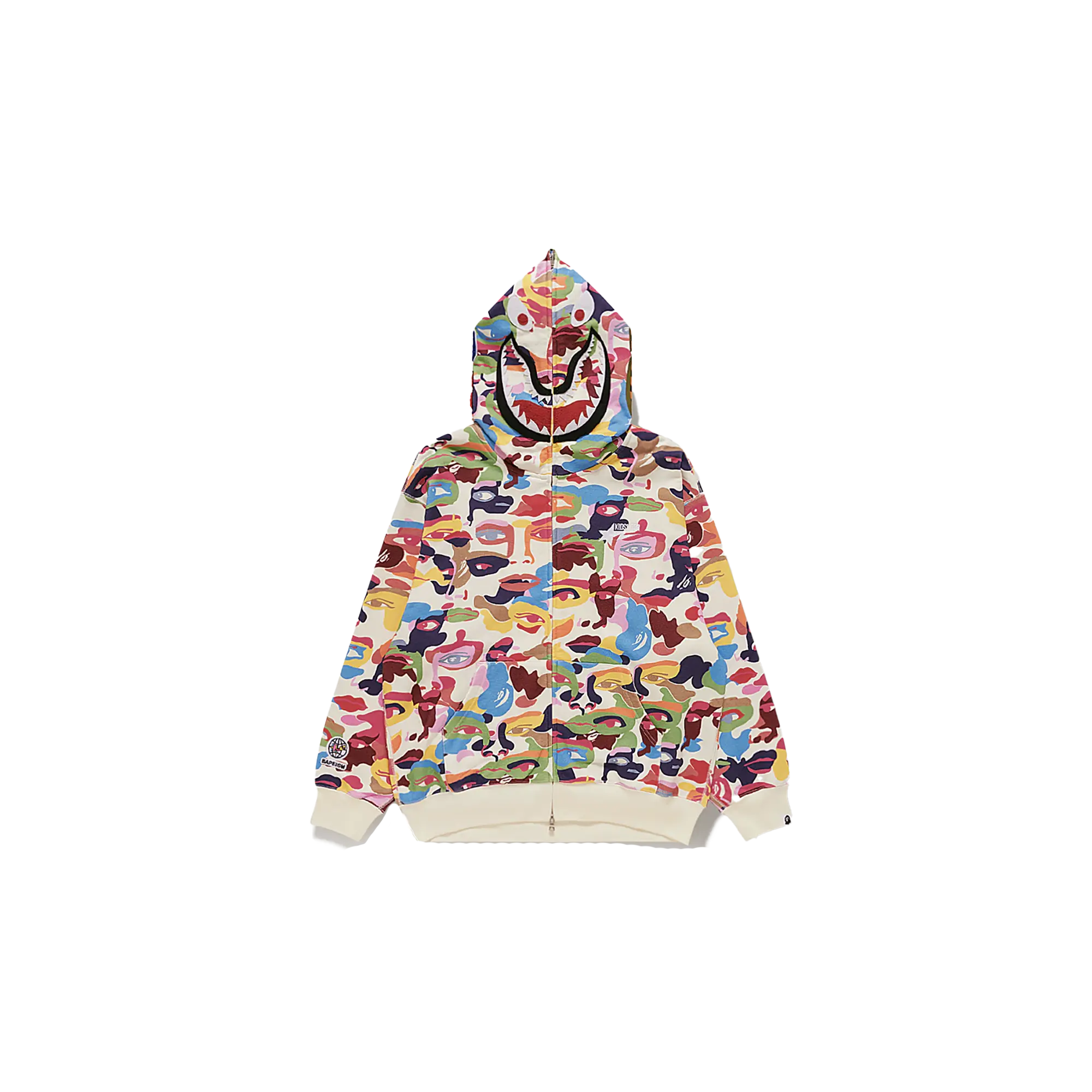 FULL ZIP HOODIE "KIDSUPER CAMO SHARK - MULTI" 1L23 115 909 Multi