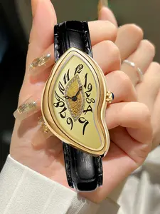 Men's Quartz Watch with Diamonds, Luxury Timepiece, Elegant Design, Perfect for Special Occasions, 1pc Diamond Wrist Watch, Analog Quartz Watch