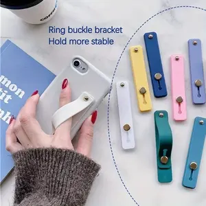 Sliding Phone Stand - Adhesive Extendable - Candy Color Phone Stand, Portable Desktop Phone Support, Phone Holders, Phone Grip Holder, Stable Phone Holders