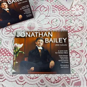 Jonathan Bailey Calendar 2026, Jonathan Bailey New Year Calendar And Planner, Unique Christmas Gift, Calendar Gift, Holiday Gift Ideas