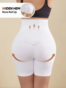 Maternity Belly Support Shorts, High Waist Seamless Pregnancy Shapewear, Comfortable Mid-Thigh Underwear for Women