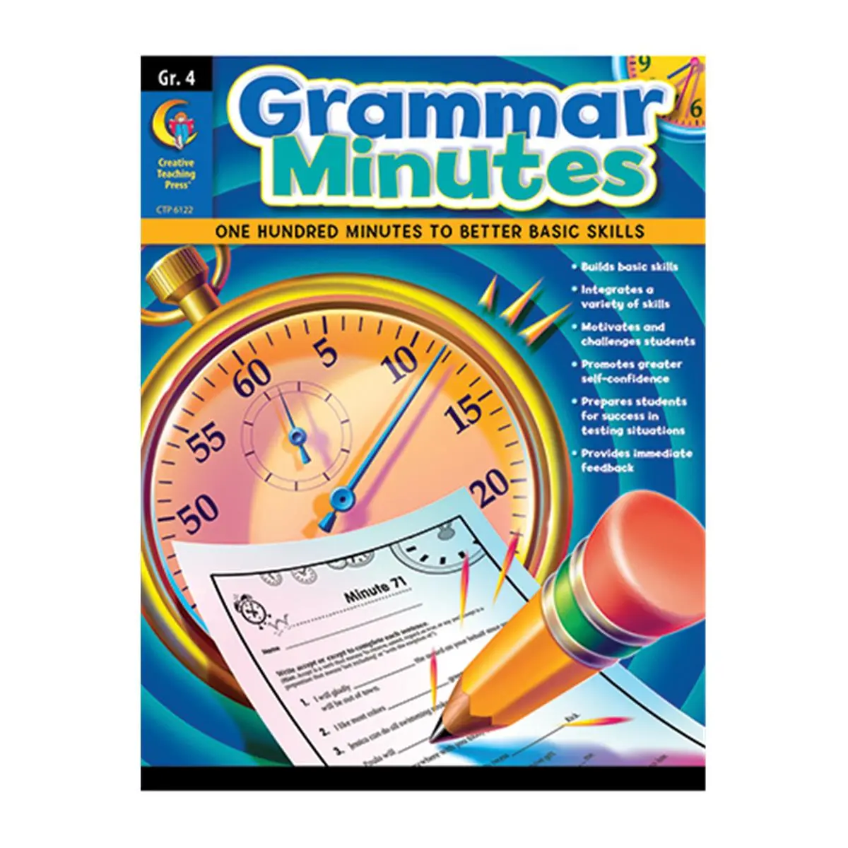 212 MAIN Small Animal Learning Toy, Creative Teaching Press 4th Grade Grammar Minutes Learning Materials