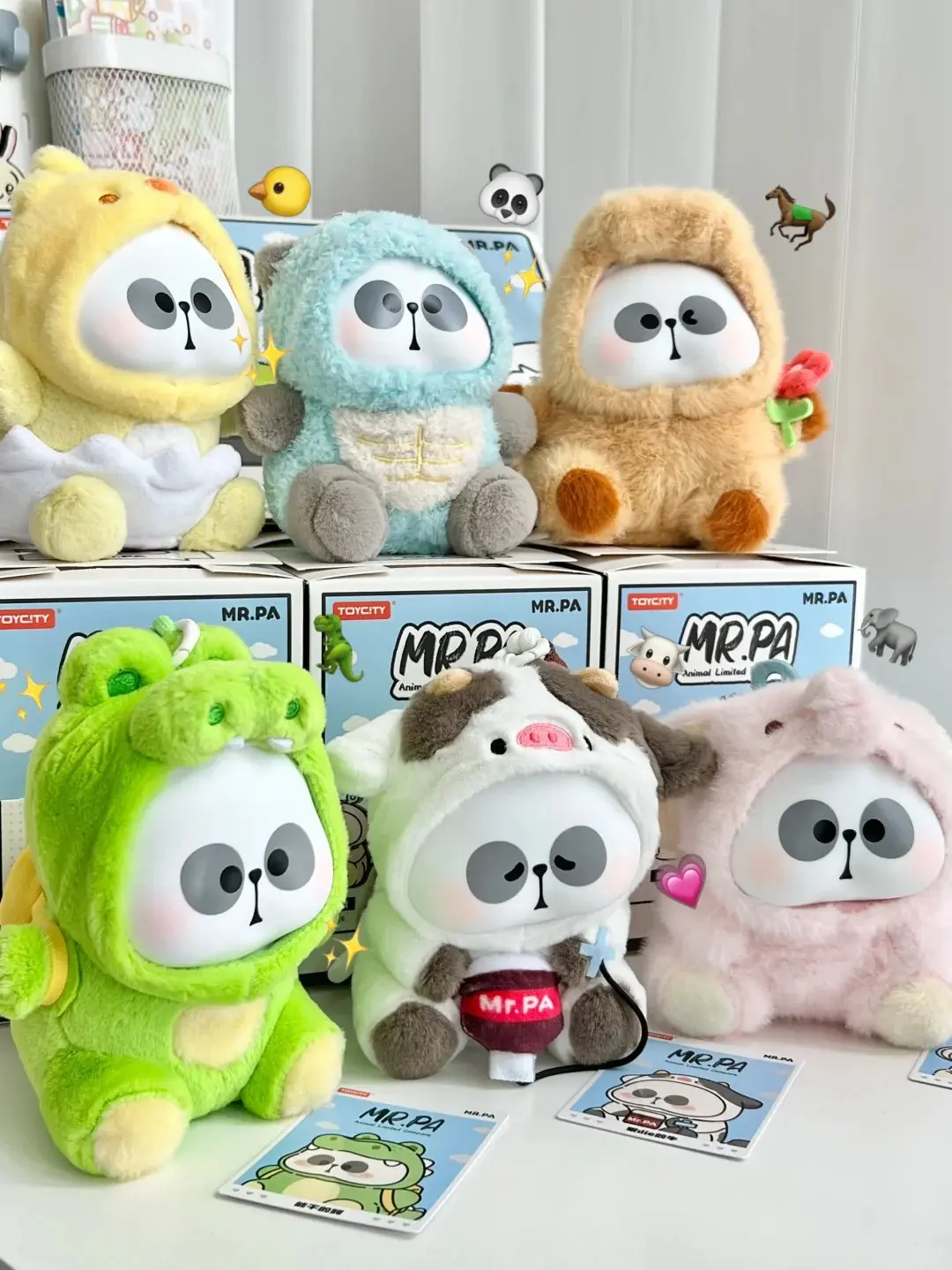 Mr.PA - Animal Limited Company Series Plush Blind Box | 6+1 Hidden | collectible