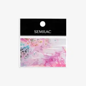 08 RAINBOW MARBLE Semilac Nail Transfer Foil