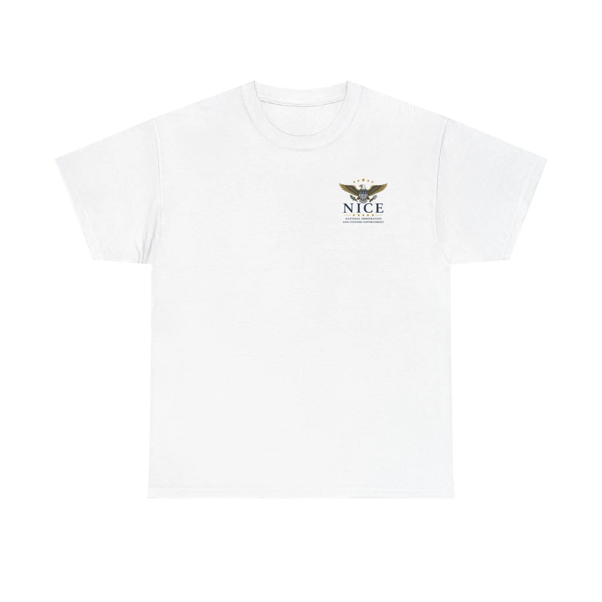 NICE-National Immigration Customs Enforcement Tee | Small Chest Logo,  Law Enforcement Emblem