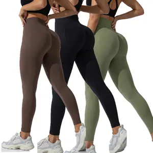 Women's Pilates Shaping and Butt-Lifting , Seamless High-Waisted Breathable Yoga  with Tummy-Tucking Design—Fitness and Running Leggings#Parati #GymWorkout #TikTokMadeMeBuyIt #outdoorfun #TikTokShopSpringGlowUp-1 Scrunch pants flowy