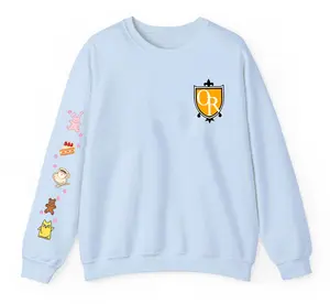 Lady's Casual Cotton Long-Sleeve Ouran High School Host Club Characters Crewneck Sweatshirt