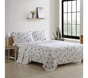 Eddie Bauer Rookeries Grey Cotton Queen Sheet Set
