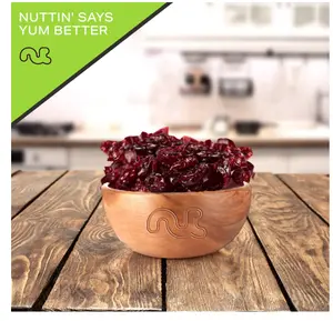 NUT CRAVINGS - Dried Whole Cranberries, Lightly Sweetened, Unsulphured (16oz, 1 LB) Sweet Healthy Snack, Vegan, Kosher, Resealable Bag