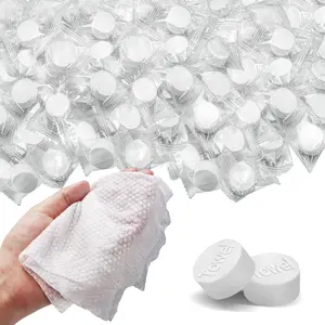 Compressed Towels,Pearl pattern craftsmanship, softer，Portable Disposable Mini Compressed Coin Tissue Toilet Paper Tablets for Travel, Camping, Hiking, Sport, Beauty Salon, Home Hand Wipes, Lightweight, Disposable Face Towelettes