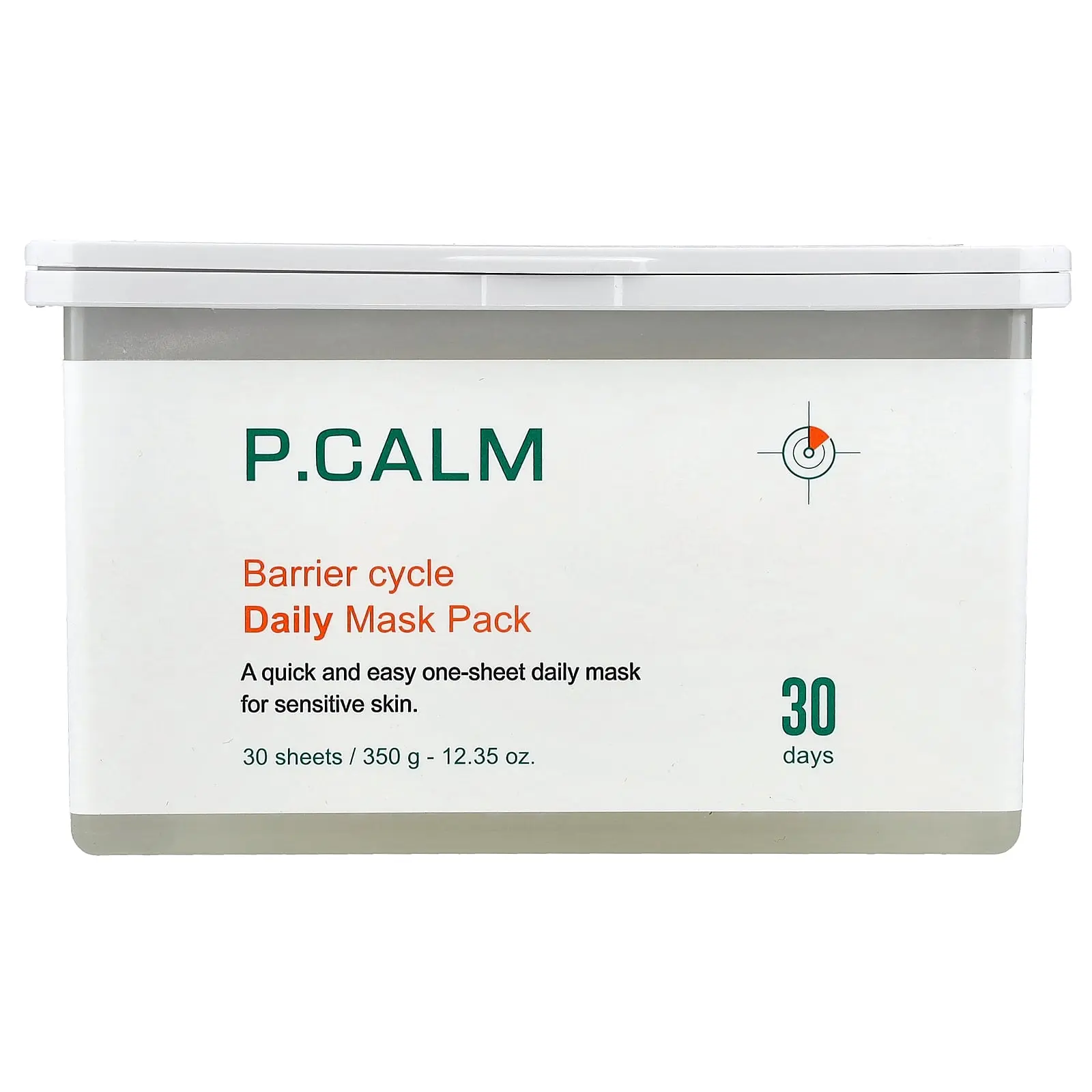 P.CALM Barrier Cycle Daily Beauty Mask Pack , 30 Sheets, 12.35 oz (350 g)