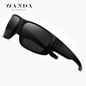 DANDA Rock-Green Polarized Sunglasses for Men UV Protection Driving Shades Retro Vintage Aviator Glasses Acrylic Lenses