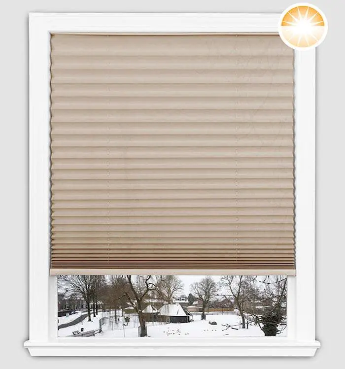 Easy Lift Fabric Cellular Light Filtering Shade - Natural Easy Lift Fabric Cellular Light Filtering Shade - Natural
