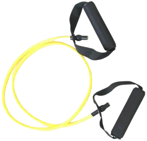 French Fitness Resistance Band w/Handles - Yellow (5-10 lbs) X-Light (New)
