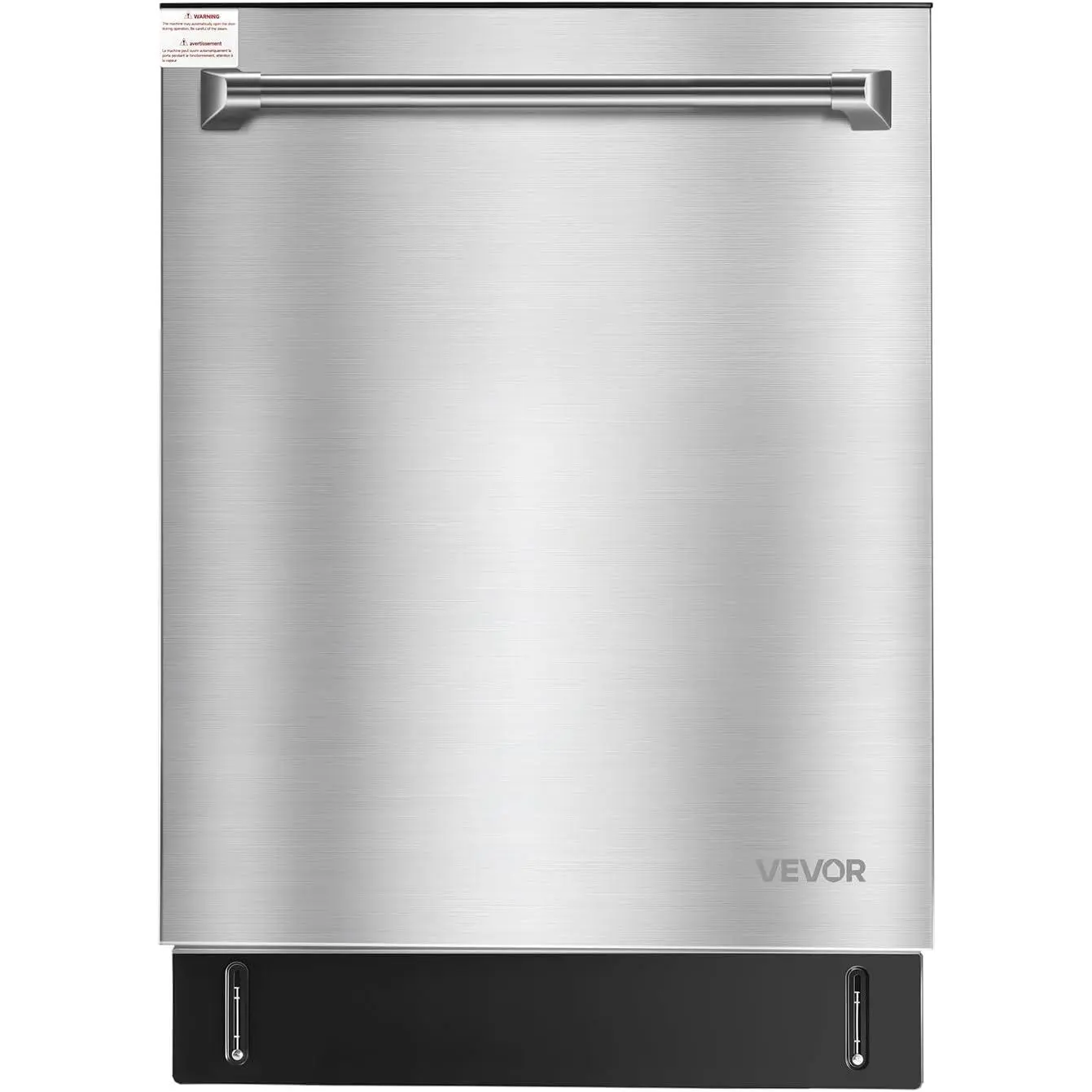 24-Inch Built-In Dishwasher (Spring New Arrival) - Stainless Steel Tub, 14 Place Settings, 8 Washing Programs, 23.82x25.2x33.78in Low-Noise, Child Lock, Touch Panel, Upper/Lower Racks, Zoned Storage, Dish Washing Function, 3/4" Water Inlet, Drain Hoses