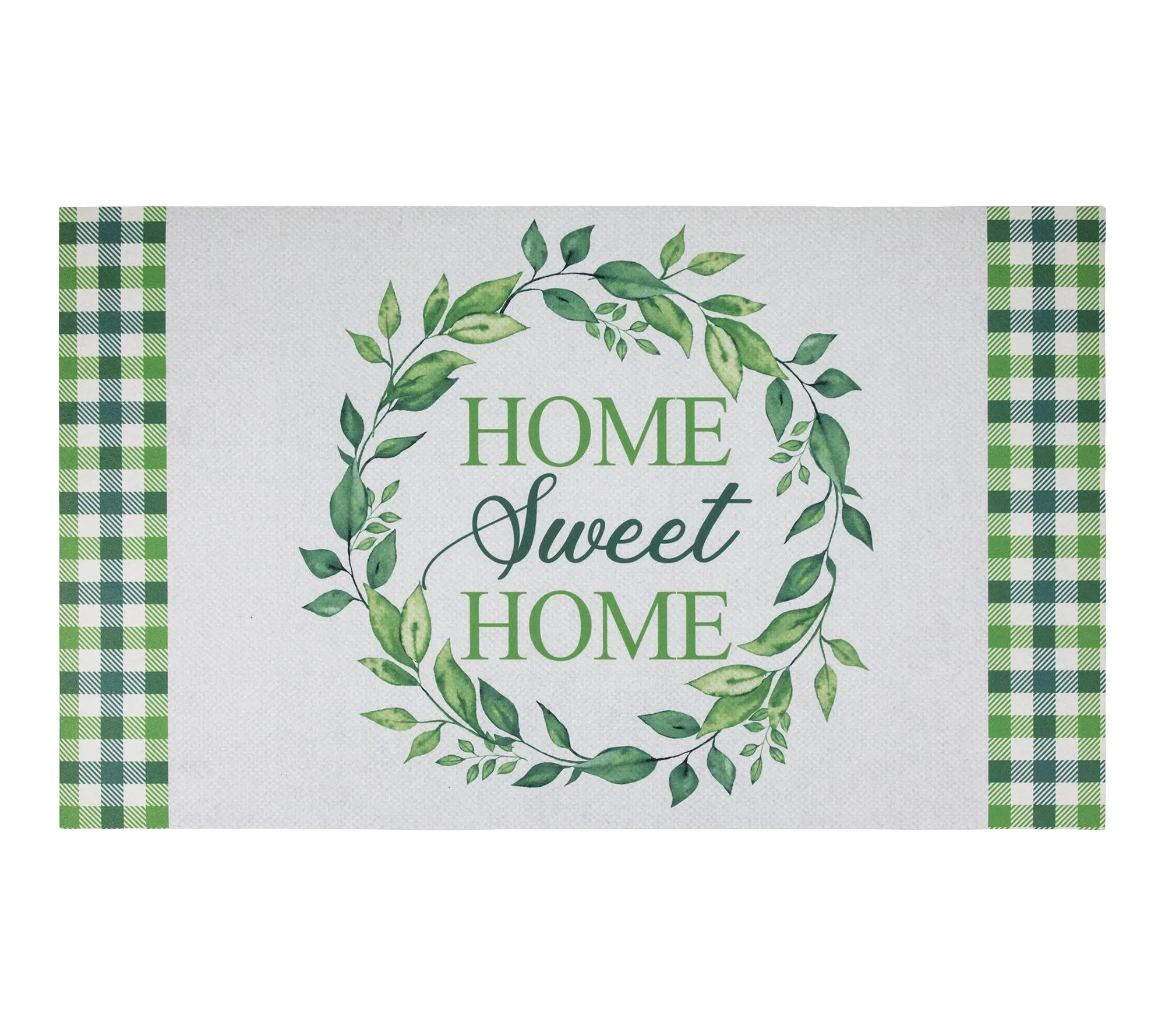 Northlight Home Sweet Home Gingham Doormat 18" x 30" Northlight Home Sweet Home Gingham Doormat 18" x 30"