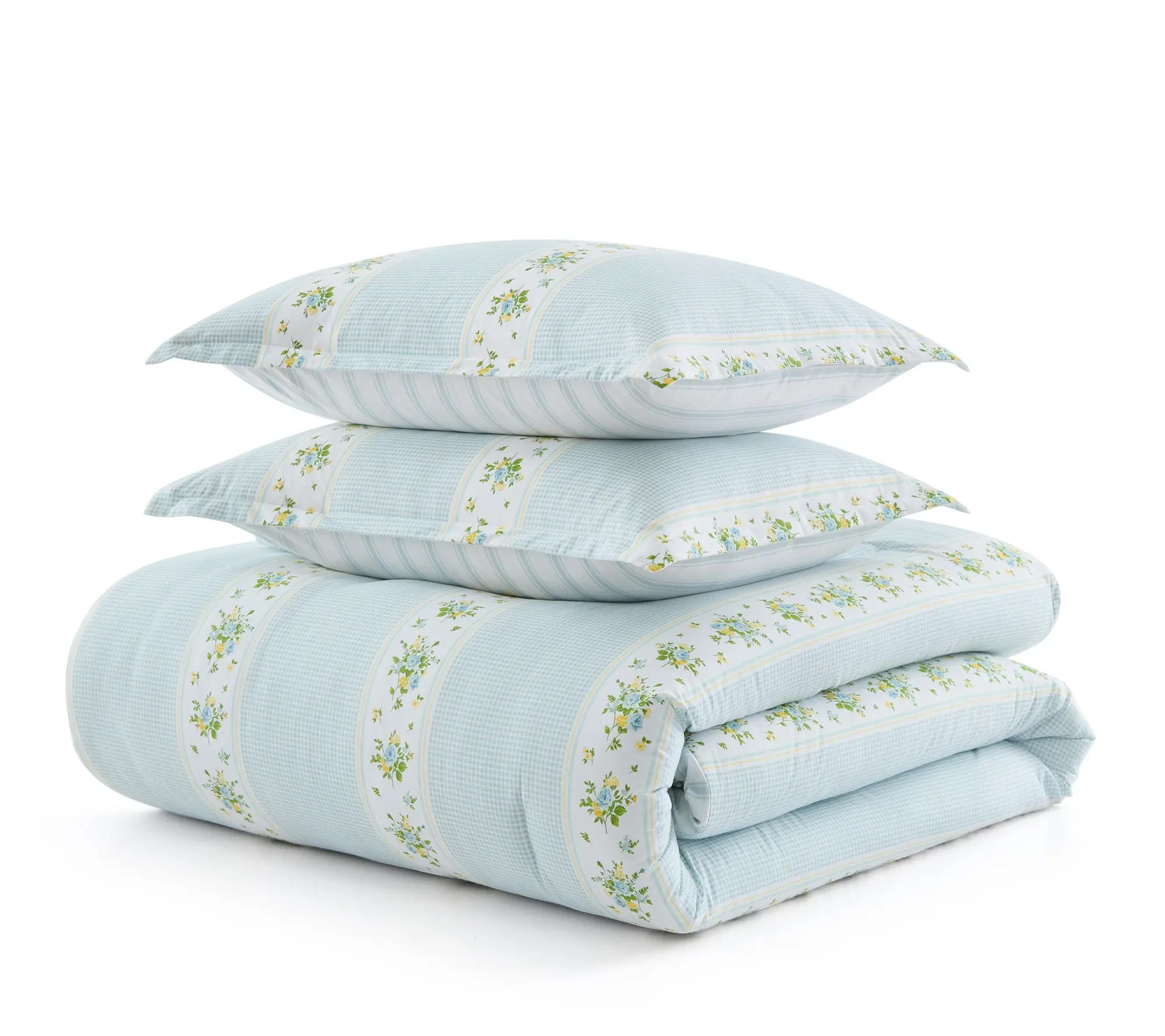 Martha Stewart Annabelle Stripe Blue Tw Twxl Comforter Set