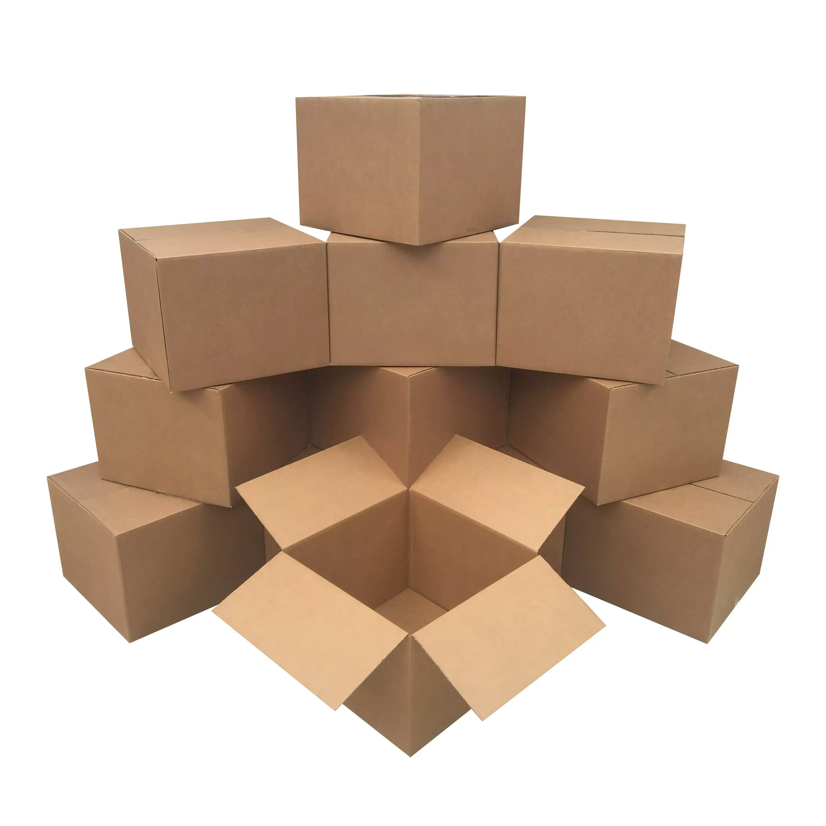 UBMOVE 16 Large Moving Boxes 20" x 20" x 15" Single Wall 32ECT Strength for Shipping and Moving Corrugated Boxes for Bulky Items