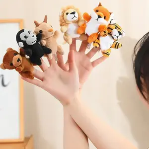 36 Styles Animal Finger Puppet Plush Toy Role Play Tell Story Cloth Doll Baby Educational Toys Children Kids Great Birthday Gift