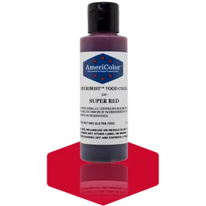 AmeriColor, Super Red, 4.5 Ounce, AmeriMist Airbrush Food Coloring