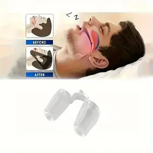 Anti-Snoring Nasal Clip, Nose Expander and Ventilation Pad Holder, Ergonomic Design, Home and Travel Use, Reduces Snoring, Improves Sleep Quality