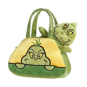Aurora Fancy Pal Whimsical Dr. Seuss 7.5" Peek-A-Boo Grinch