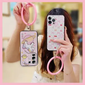 Back Cover Personality Phone Case For infinix Note50X 5G/5G+/X6857B heat dissipation Cartoon Soft Case Protective Funny Anti-knock Cute Bracelet Solid Color Dirt-resistant Ring