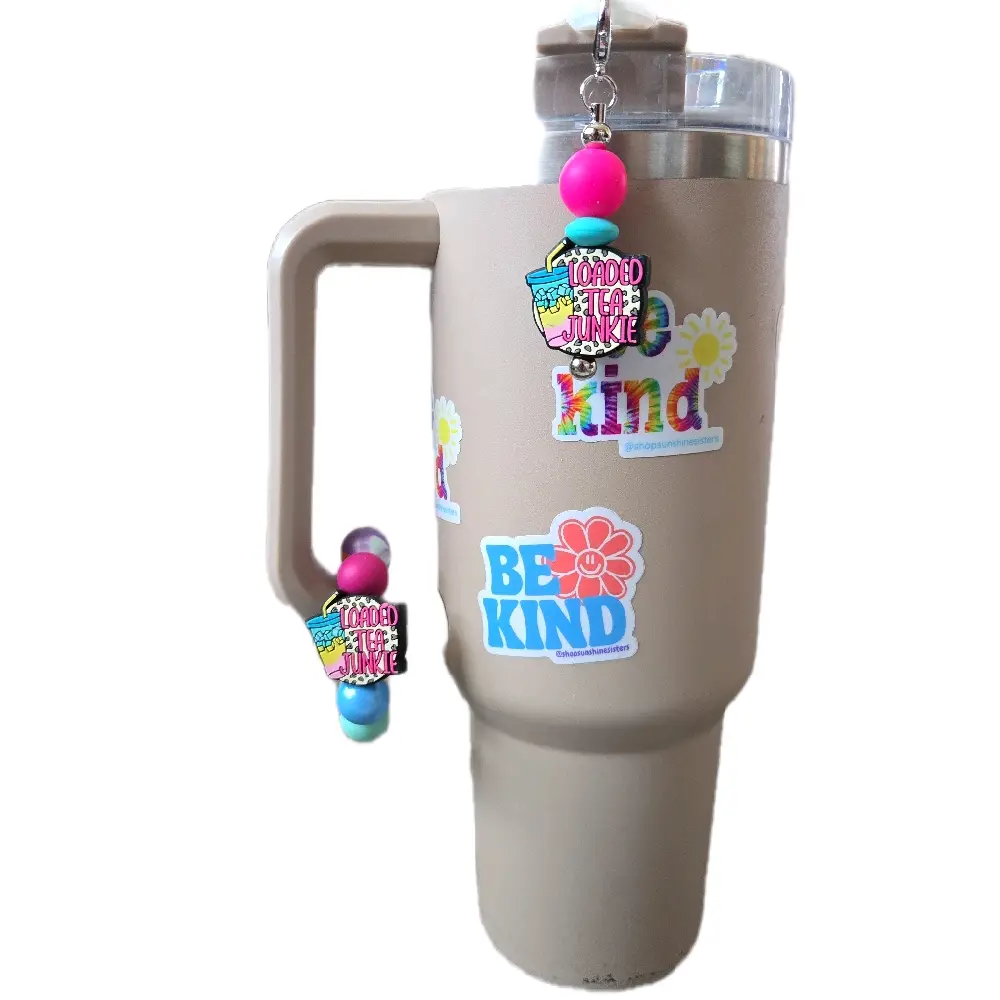 Key chains,  Bookmarks,  straw charms and cup charms