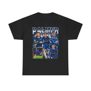 Vintage 90s Graphic Cole Palmer T-Shirt, Chelsea Tee, Soccer T-Shirt, Bootleg Shirt Soccer