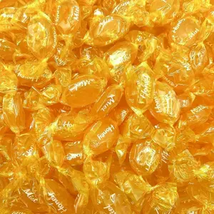 Honey Filled Hard Candy | 2-Pound Bag | About 180 Pieces | Soothing Throat Drops | Individually Wrapped